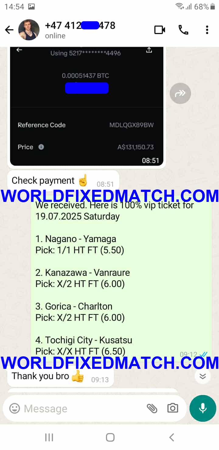 Correct Fixed Matches