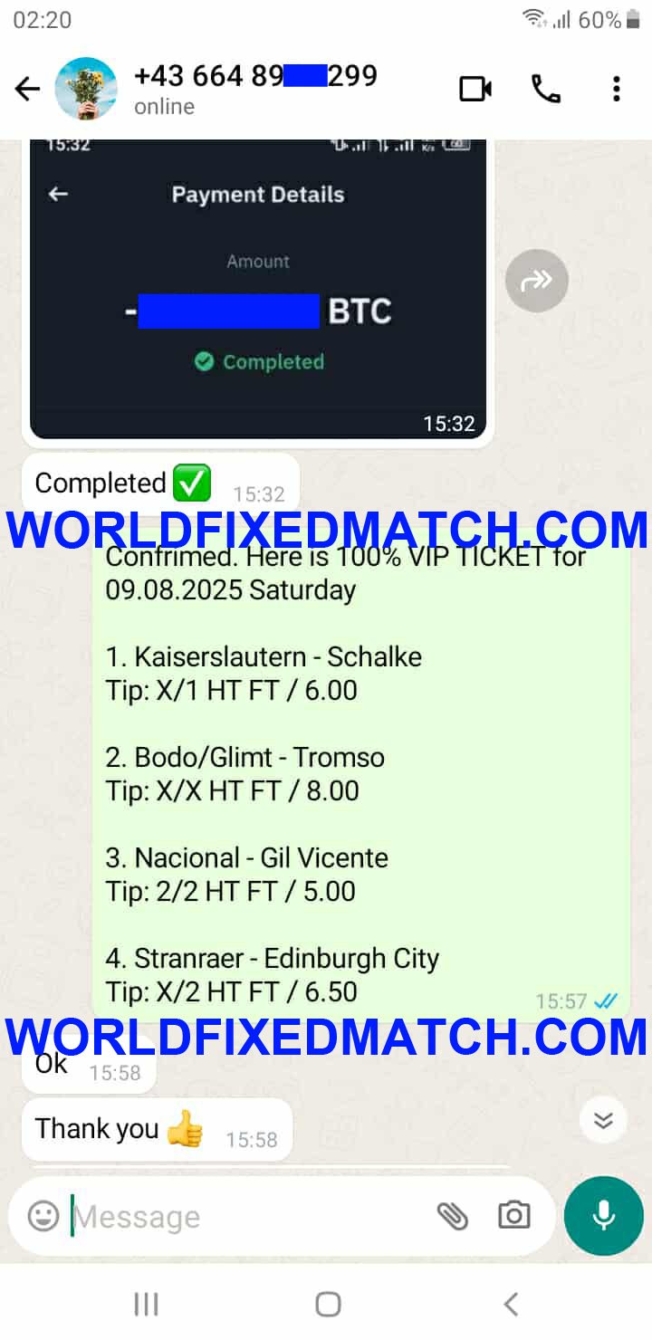 100% Genuine Fixed Match