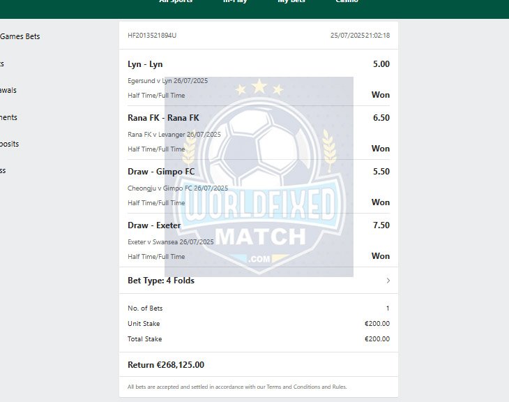 Correct Fixed Match