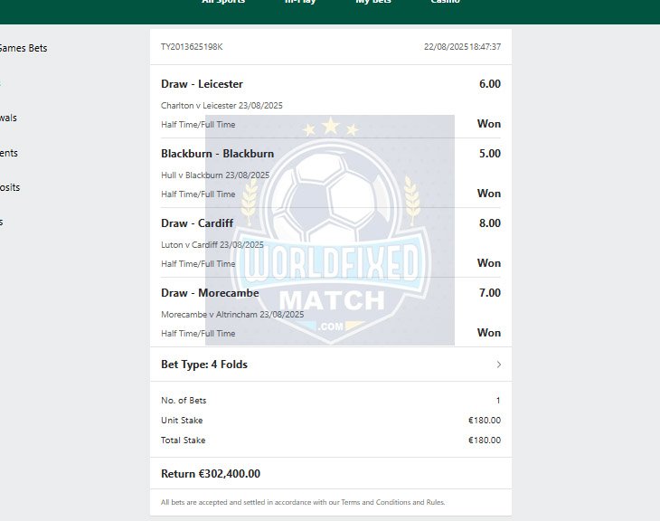 Correct Fixed Match